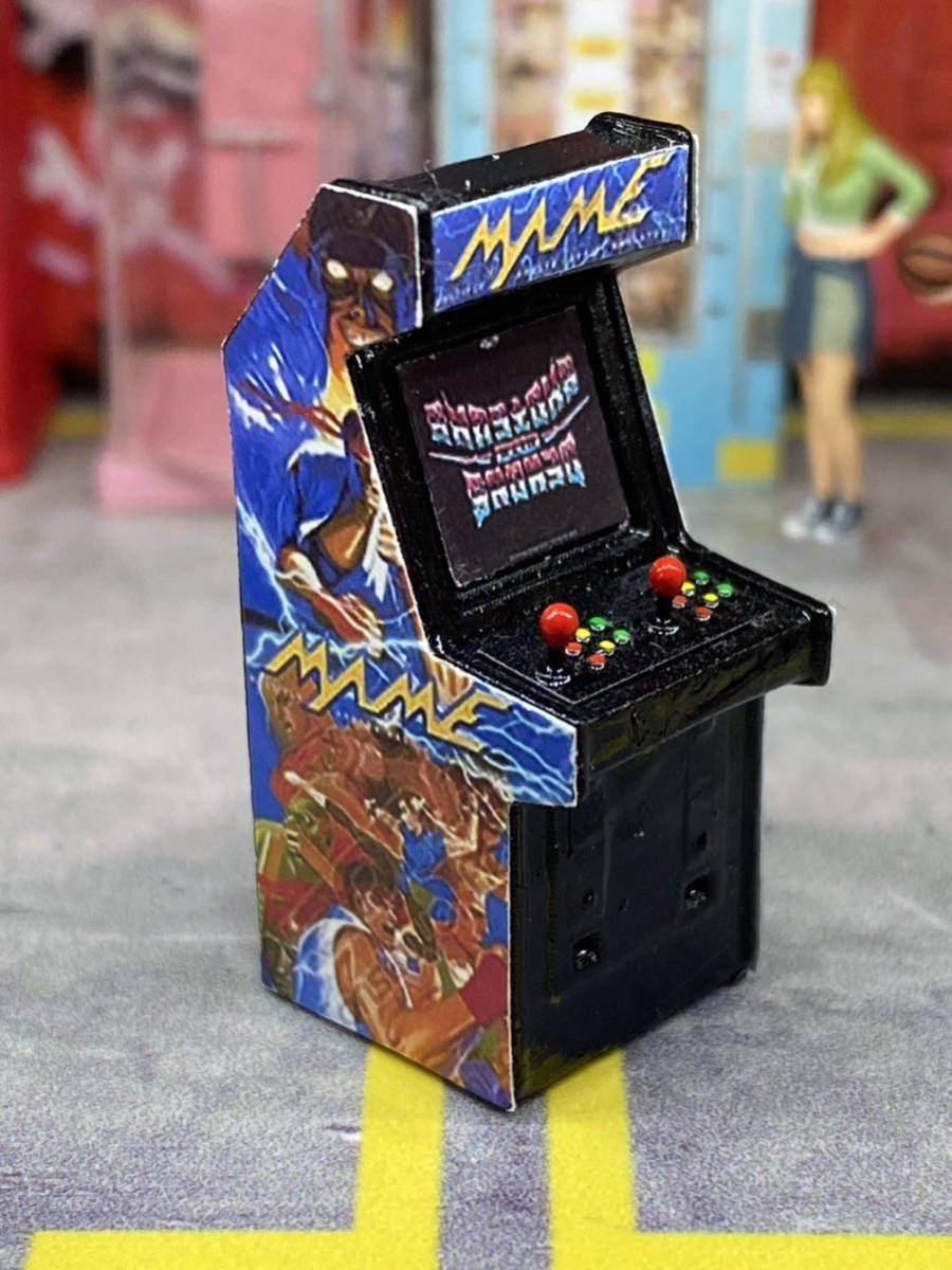 1/64 scale arcade game machine grappling game geo llama figure Mini not yet sale in Japan Street Fighter Tomica Mattel 