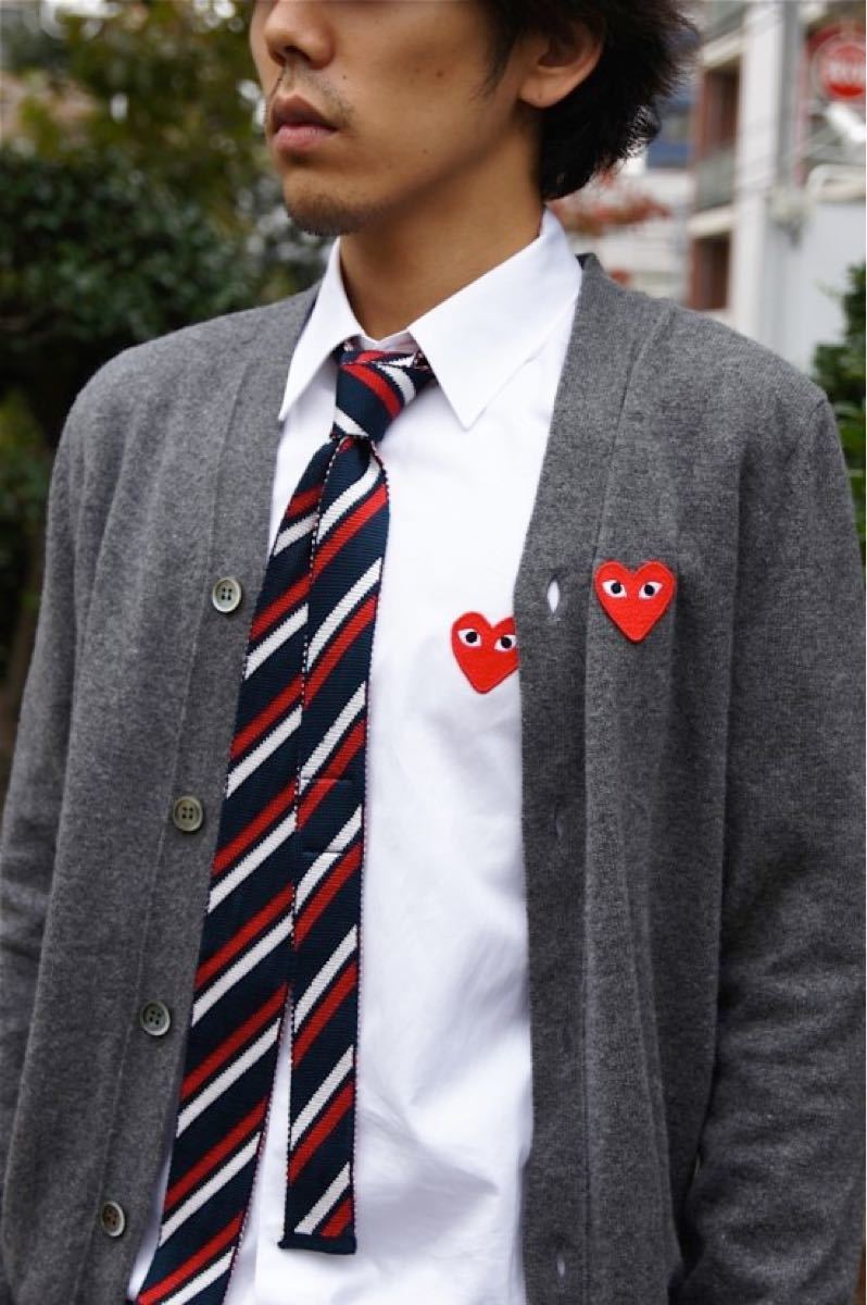 COMME des GARCONS メンズ ハートロゴ カーディガン|Yahoo COMME des GARCONS メンズ ハートロゴ カーディガン|Yahoo