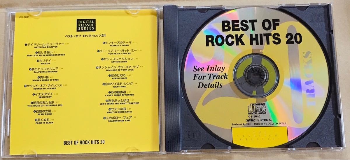 BEST OF ROCK HITS 洋楽 オムニバス CD ベスト オブ ロック ヒッツ オールディズ｜PayPayフリマ