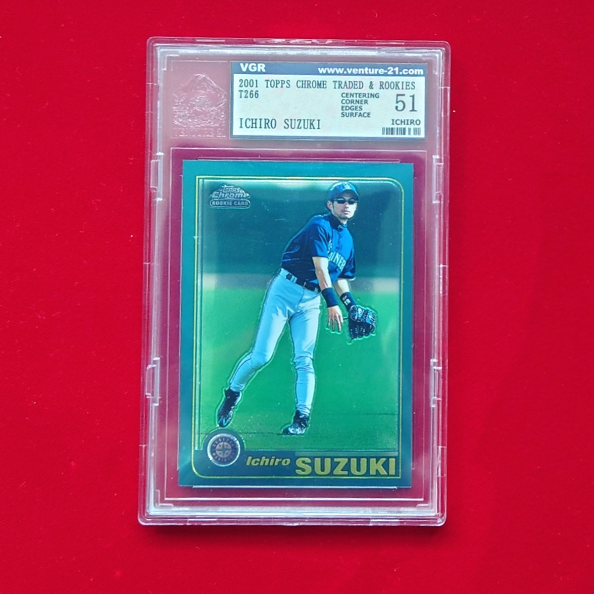 ◆【Rookie Card】ICHIRO 2001 Topps Chrome Traded & Rookies RC　◇検索：イチロー マリナーズ ルーキーカード Mariners