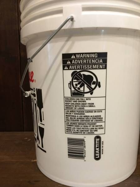 数量限定　アメリカ　バケツ　５ガロン（約19リットル） ペール缶 DIY ガーデニング　収納　おもちゃ入れ　プラスチック 掃除道具　ゴミ箱