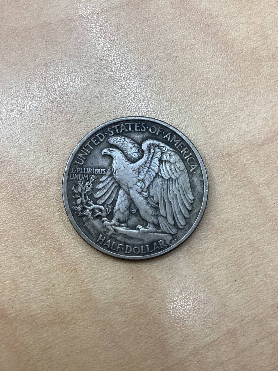 格安SALEスタート ウォーキングリバティ 1943年発行 ハーフダラー銀貨 ...