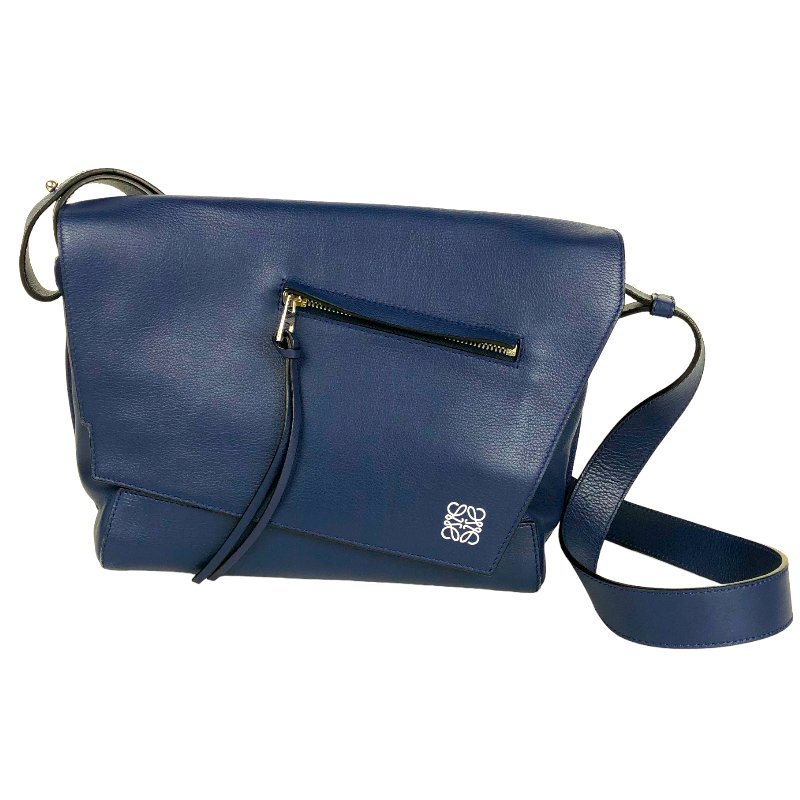 憧れ LOEWE ロエベ アントン 中古 メンズ メッセンジャーバッグ ネイビー メッセンジャーバッグ ショルダーバッグ 憧れ LOEWE ロエベ アントン 中古 メンズ メッセンジャーバッグ ネイビー メッセンジャーバッグ ショルダーバッグ
