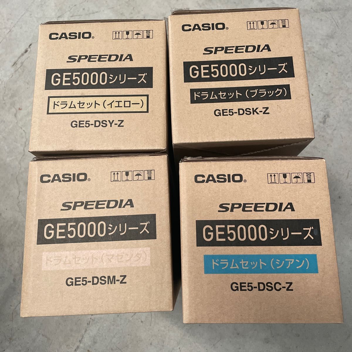 大得価 カシオ GE5000-Z ドラムセット イエロー GE5-DSY-Z リコメン堂
