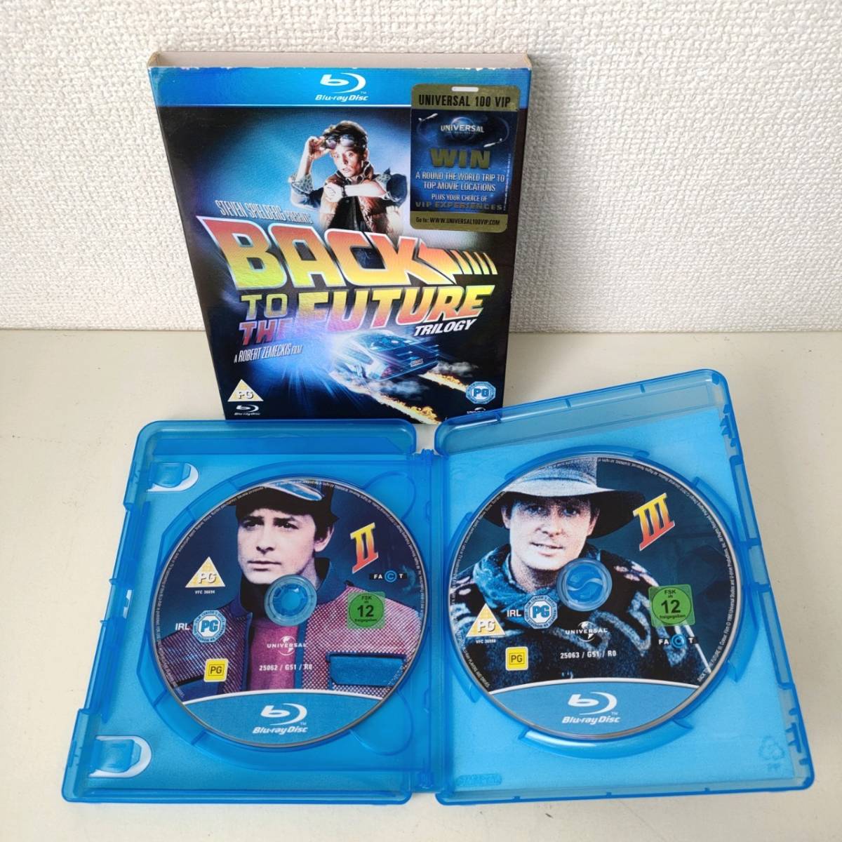 A01-4 洋画 Blu-ray BACK TO THE FUTURE TRILOGY 輸入盤 ブルーレイ バックトゥザフューチャー_画像5