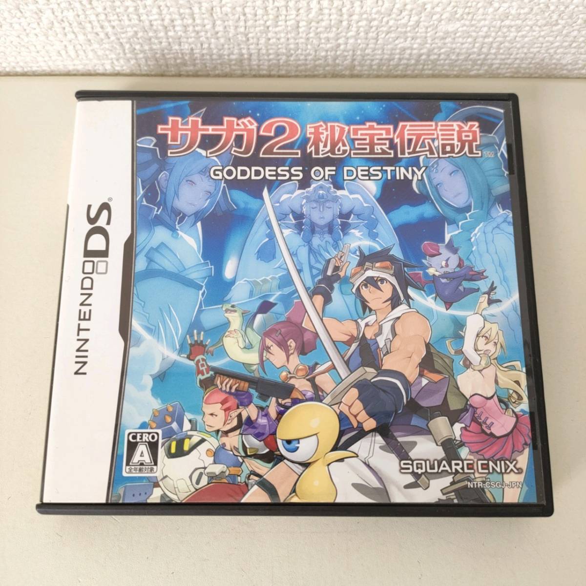 A03-7 ニンテンドー DSソフト サガ2 秘宝伝説 GODDESS OF DESTINY スクエアエニックス ゲームソフト_画像1