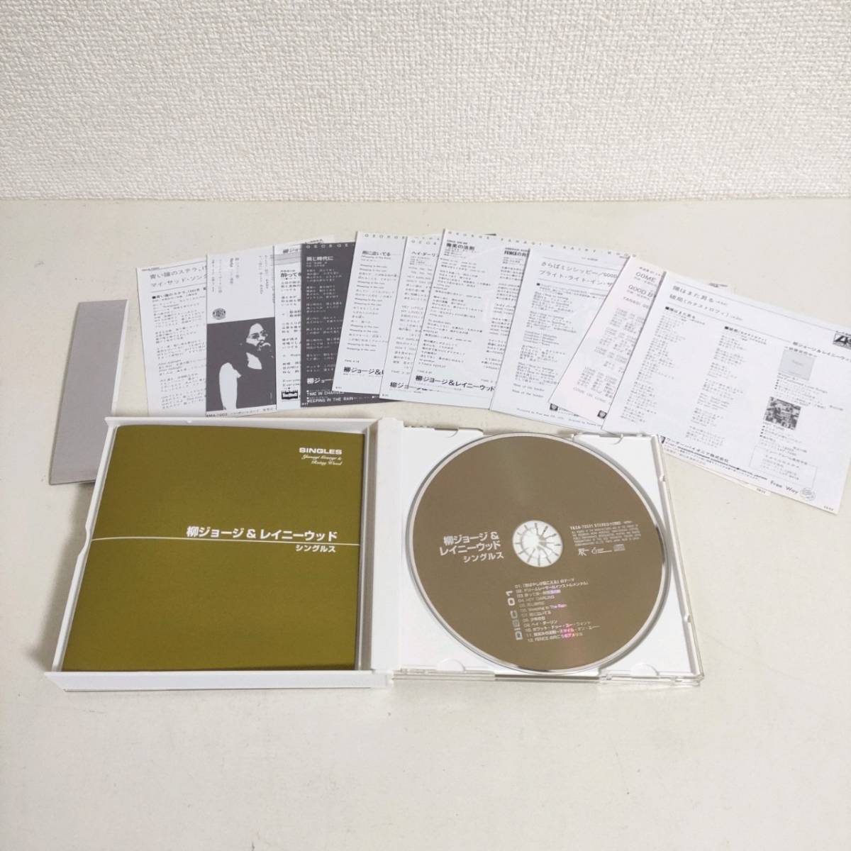 A03-10 CD 柳ジョージ＆レイニーウッド Singles シングルス_画像3