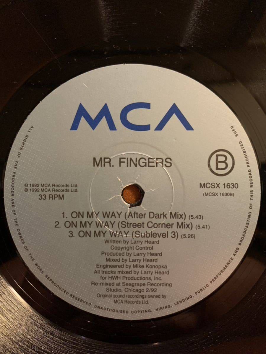★Larry Heard ★ Mr Fingers / On My Way ★Frankie Foncett mix 収録！★ UK Chicago 90 Deep Houseの画像5