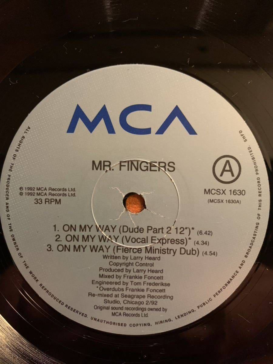 ★Larry Heard ★ Mr Fingers / On My Way ★Frankie Foncett mix 収録！★ UK Chicago 90 Deep Houseの画像4