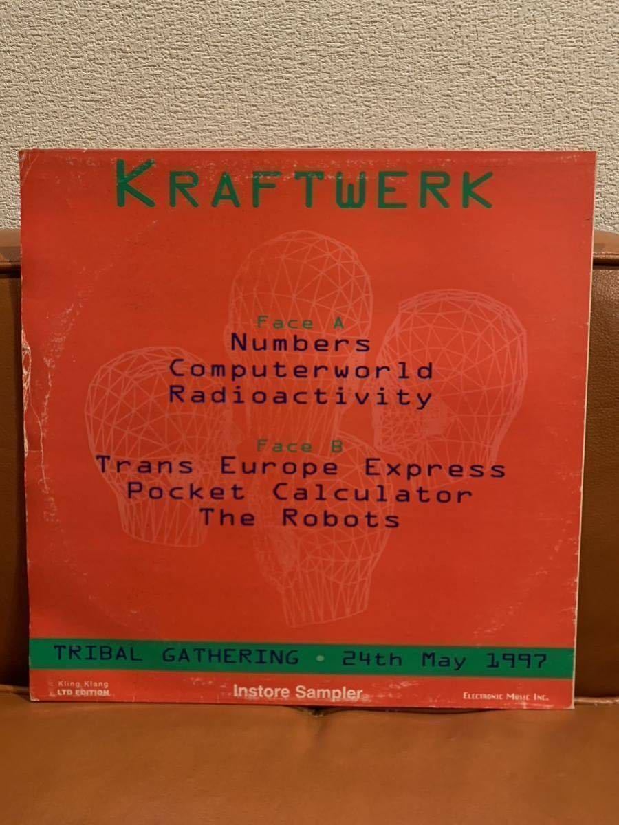 ★お宝級！カラーバイナル★Kraftwerk / Tribal Gathering In Store Sampler ★1997 May 24th Live ★マニア コレクター★ Techno Electro_画像2