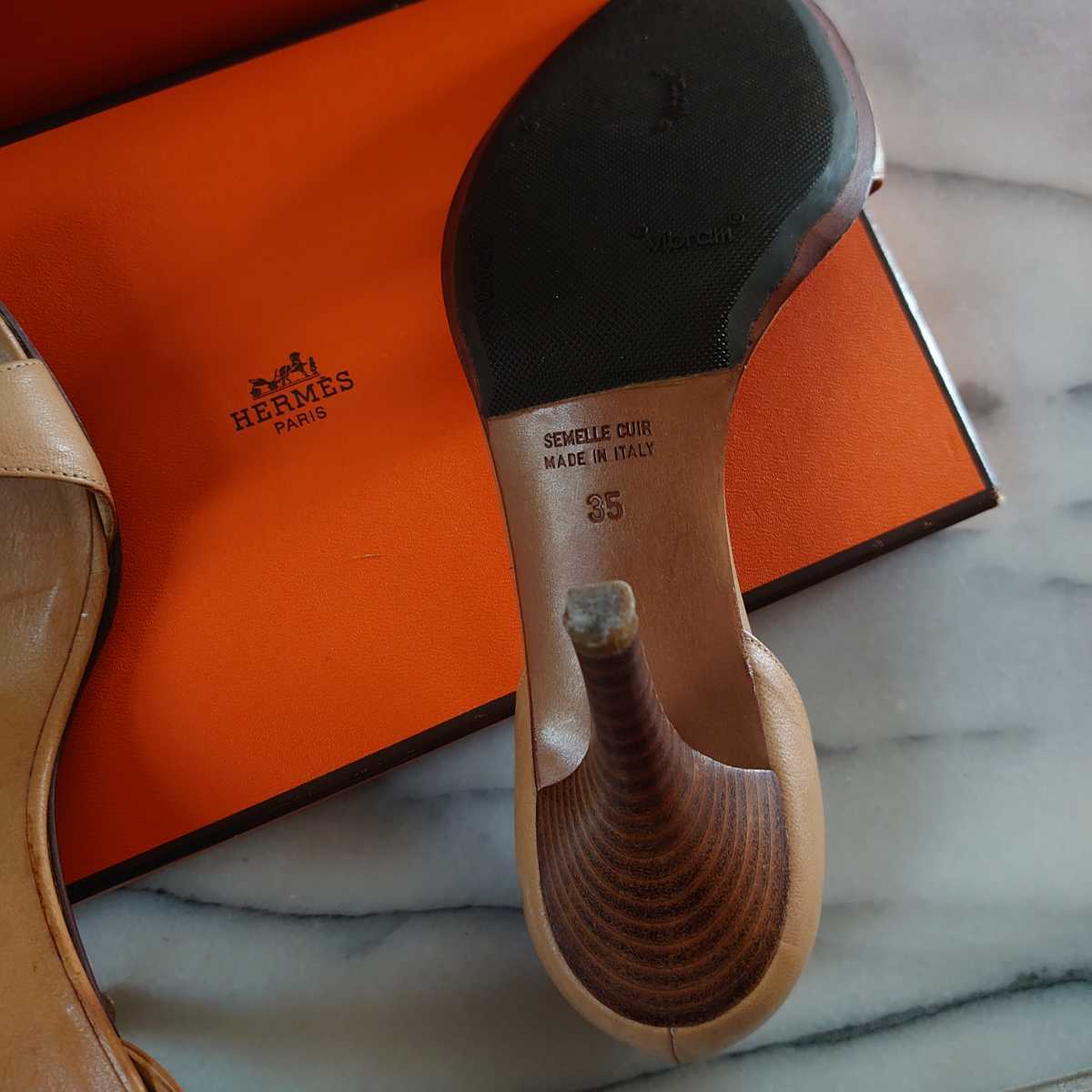 エルメス レザーハイヒール 1