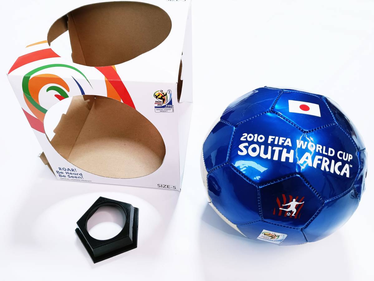 新古品！2010 FIFA ワールドカップ南アフリカ大会 限定モデル 日本代表 JAPAN 5号球ボール 抽選当選品の画像1