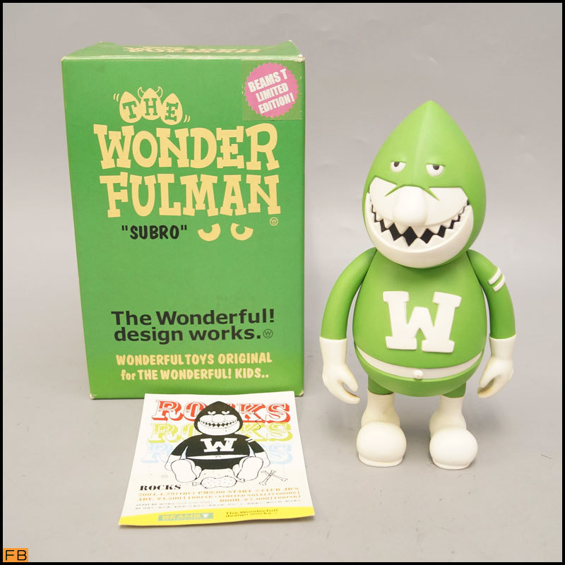 税込◇THE WONDERFULMAN◇SUBRO BEAMS-T Limited Edition 箱付 緑