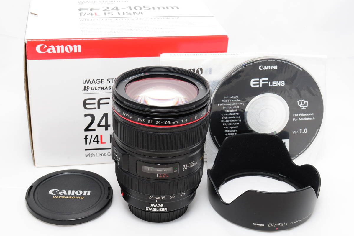 Canon 標準ズームレンズ EF24-105mm F4L IS USM フルサイズ対応
