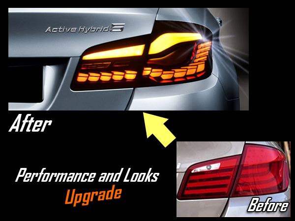 最大69%オフ! BMW 5シリーズ F10系 G30スタイル ファイバーLED