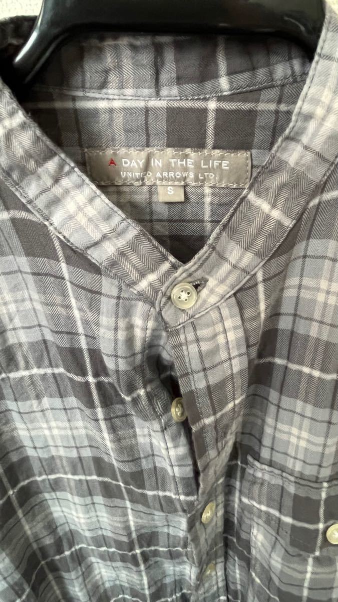 UNITED ARROWS　美品　チェックワイシャツ　ボタンダウンシャツ　S　 ネルシャツ　 SHIRT 　MEN'S　美品