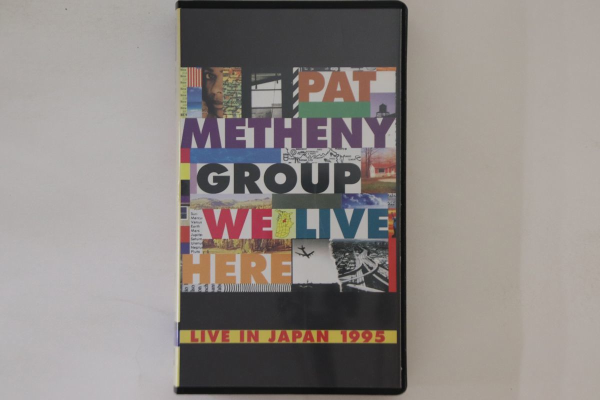 VHS Pat Metheny Group We Live Here Live In Japan 1995 VAVJ440 VIDEOARTS /00300