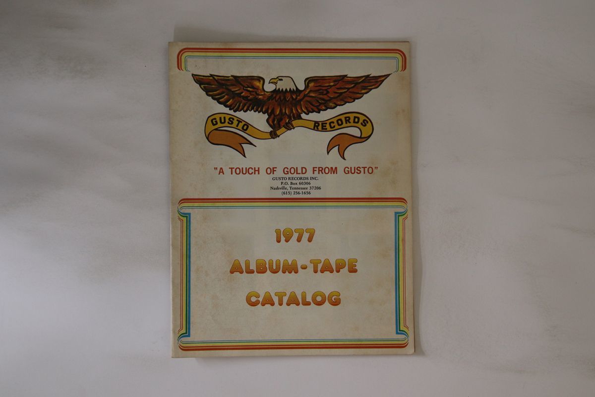 BOOKS Book A Touch Of Gold From Gusto 1977 Album-tape Catalog NONE GUSTO RECORDS /00250_画像1
