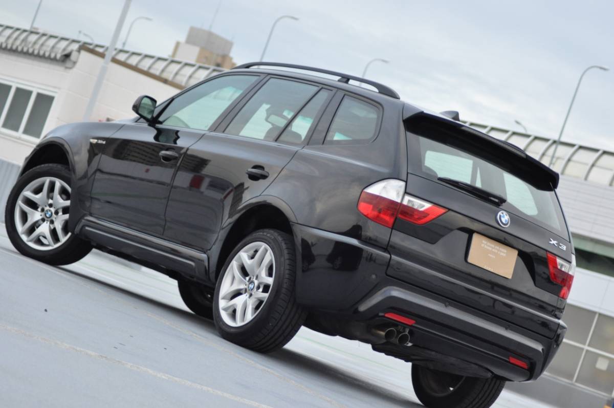  worth seeing! popular SUV!!07y BMW X3(E83) latter term high-end model /3.0Si M-Sports*M aerodynamics PKG!4WD/ inspection equipped / safely ./ black leather /SR/ private person / beautiful car?