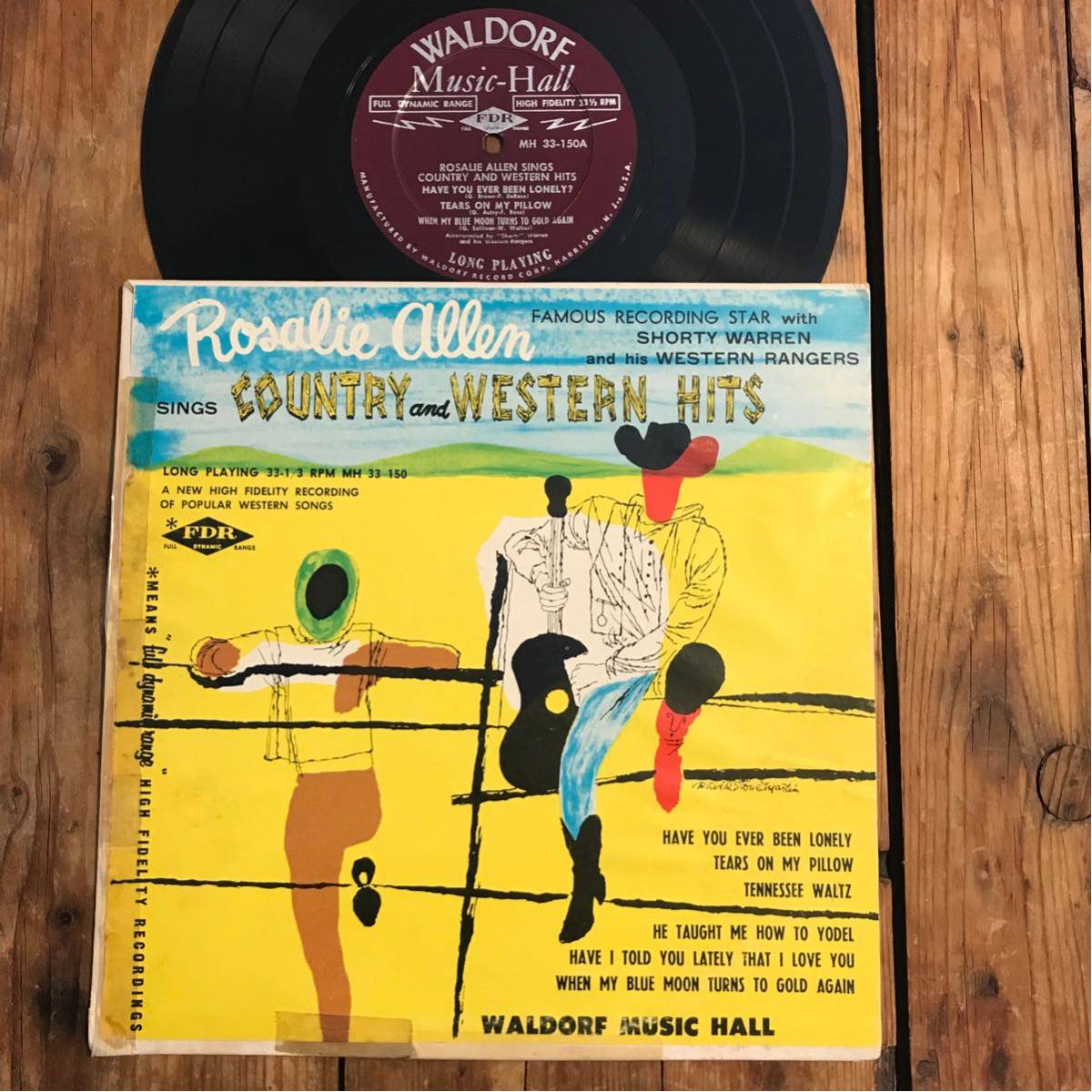 ROSALIE ALLEN US Orig 10inch COUNTRY and WESTERN HITS Hillbilly ロカビリー