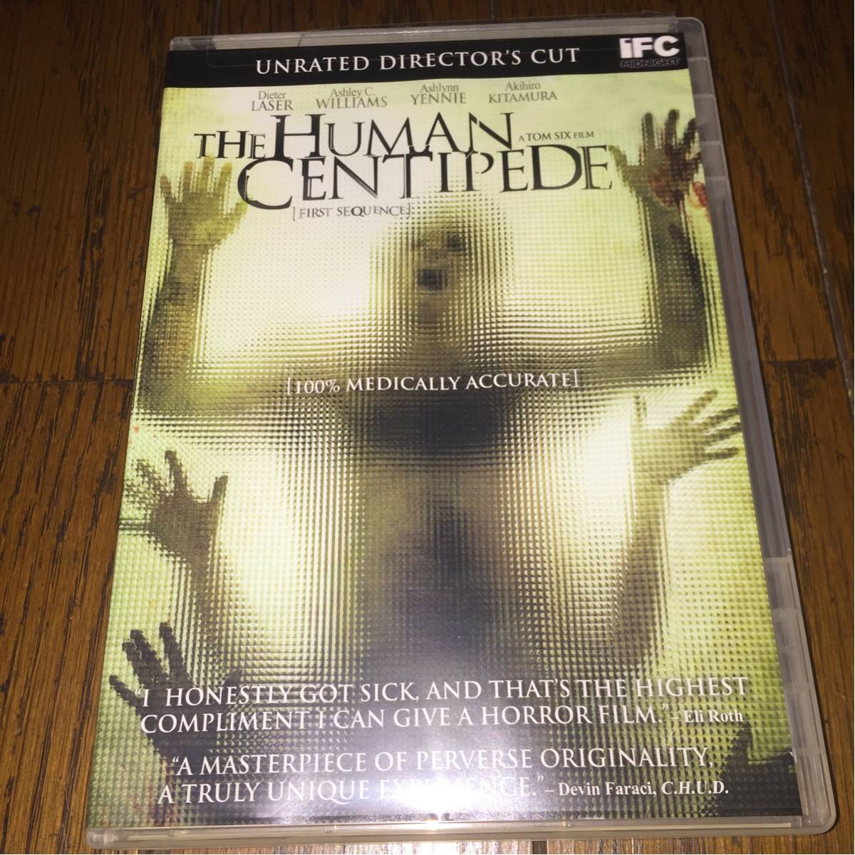 UNRATED DIRECTOR’S CUT THE HUMAN CENTIPEDE 新品 アメリカで購入 オカルト トカゲ男? 多分英語オンリー_画像1