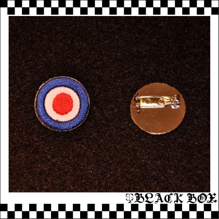 オリジナル Pins Badge ピンズ ピンバッジ ラペルピン バッチ ターゲットマーク ROUNDEL ラウンデル MODS モッズ SKA スカ PUNK パンク_画像1