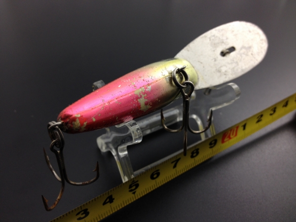 廃盤 ティムコ クランキーダーター 90S #13/ゴールド ファイヤークロームテイル USED 林圭一氏 VINTAGE TIEMCO CRANKIE DARTER CRANCKBAIT_画像3