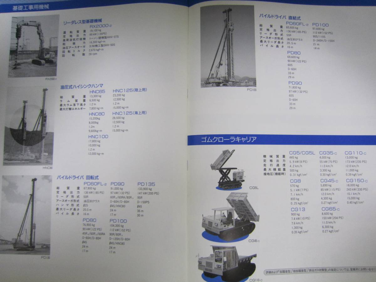 日立建機1997/7製品総合カタログ（27P）_画像7