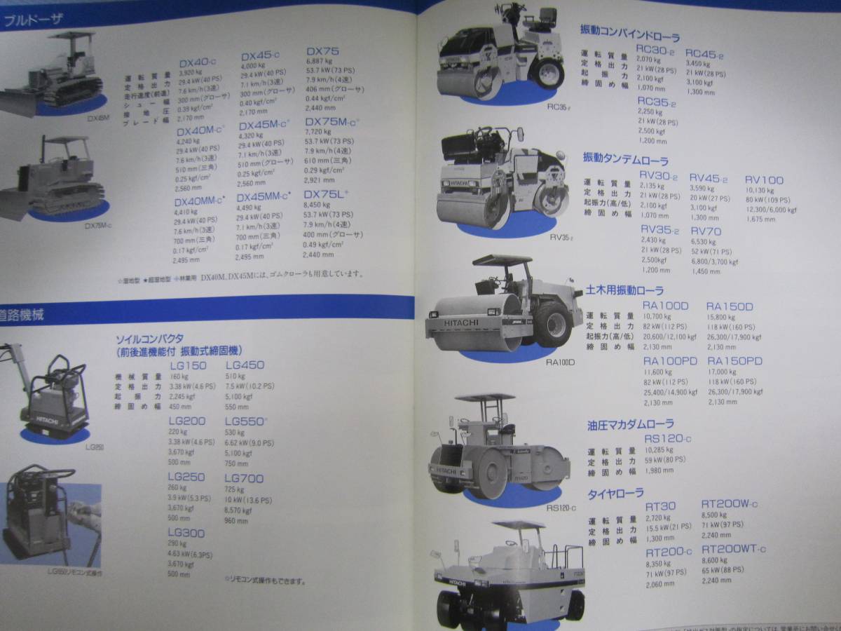 日立建機1997/7製品総合カタログ（27P）_画像8