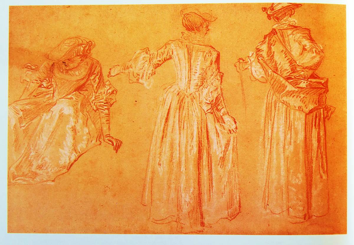 ベルギー王立美術館の古典美術館部門 (Ｔhe Museum of Ancient Art Brussels) の解説書(ガイドブック) (英語版/English Edition) _The Cabinet of Drawing / A.Watteau 114頁