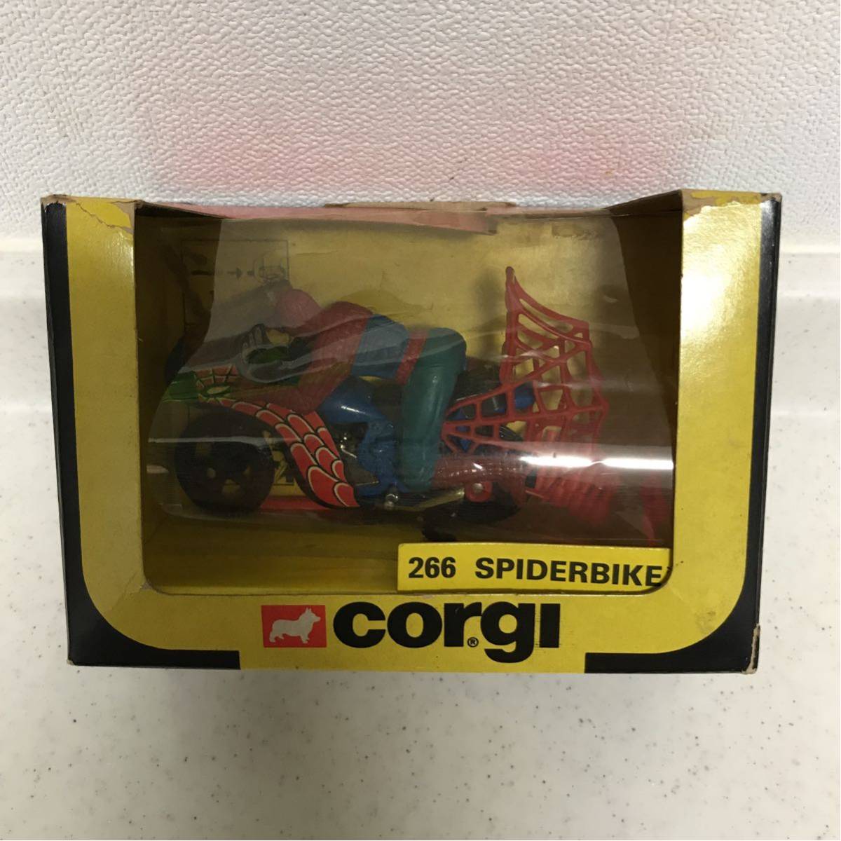 corgi spider man spiderbike Человек-паук Spider мотоцикл Corgi 1983