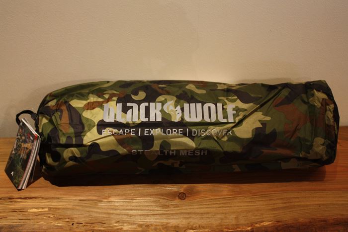  原文:☆送料激安600円！Black Wolf Stealth Messh camo tent　ブラックウルフ テント2　パップテント　ブッシュクラフト