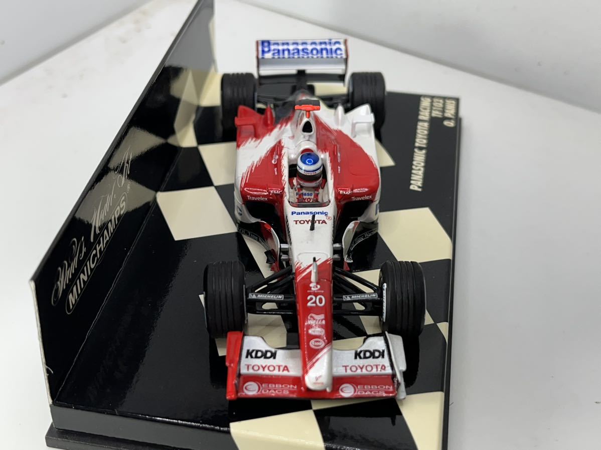 ミニチャンプス 1/43 Panasonic TOYOTA TF103オリビエ.パニス送料無料！