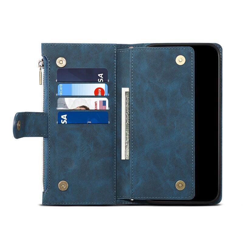 iPhone 12 mini shoulder case iPhone 12 Mini leather case iPhone12 mini cover notebook type card storage with strap .B3