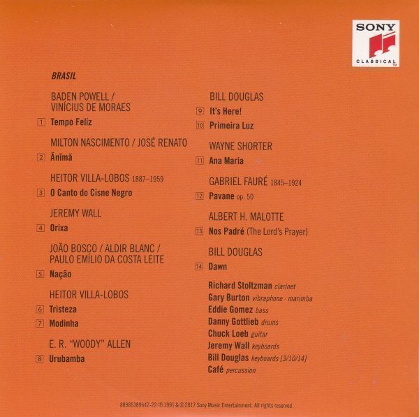 [CD/Rca]ヴィラ=ロボス:テンポ・フェリース&アニマ&黒い白鳥の歌&オリシャ他/R.ストルツマン(cl)他 1990_画像2