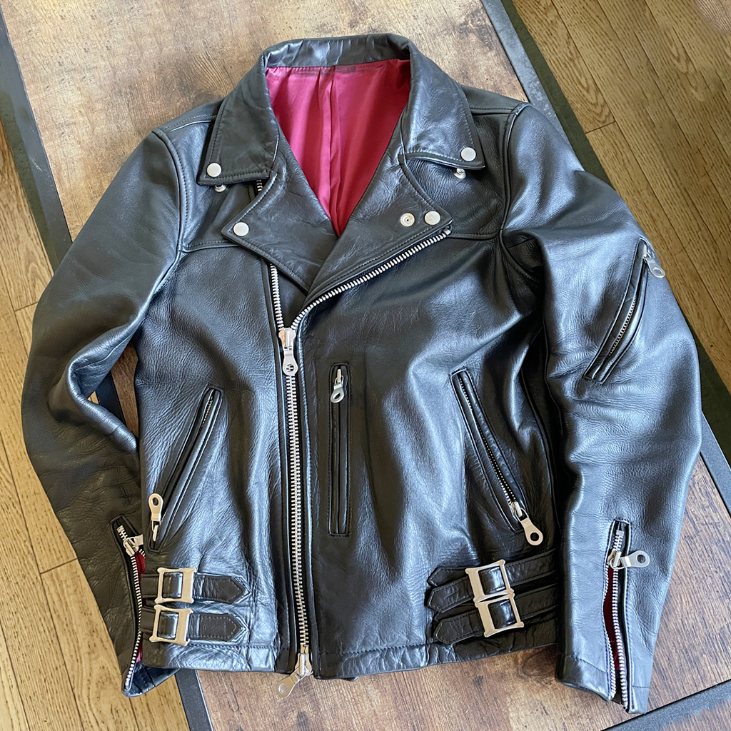 最高 NO ID.BLACK 小の字ライダース（検索：666：Lewis Leathers