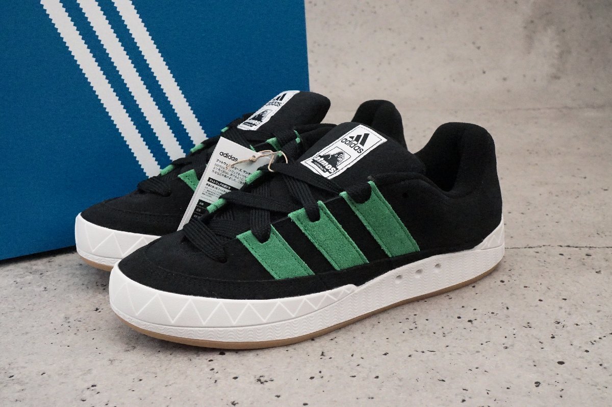 28ｃｍ XLARGE × atmos × adidas エクストララージ × アトモス × アディダス ADIMATIC Black/Green HQ3936 アディマティック US10_画像1