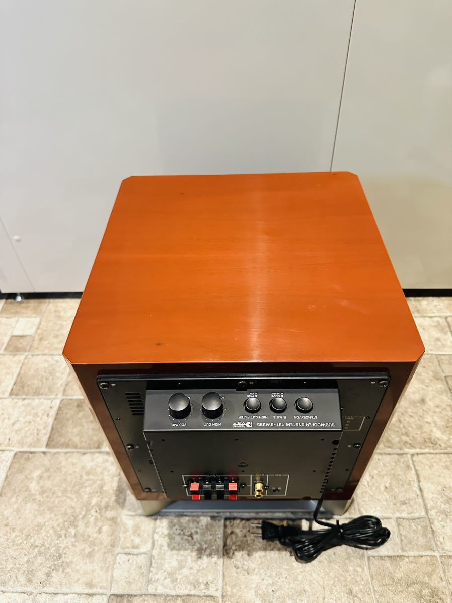美品極上品 YAMAHA サブウーファーシステム YST-SW325 ブラウン
