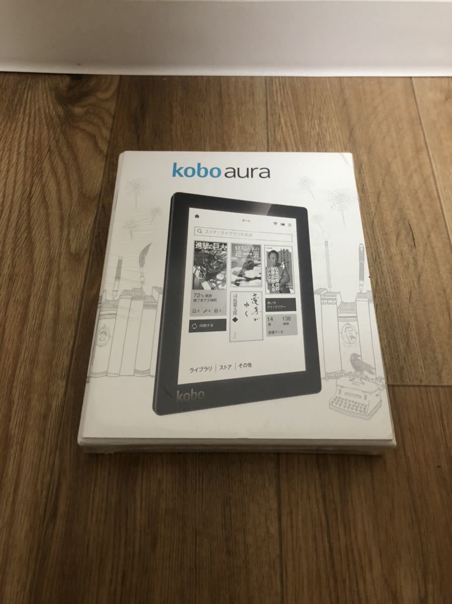  нераспечатанный Kobo Aura электронная книга N514-KJ-BK-S-EP черный не использовался 
