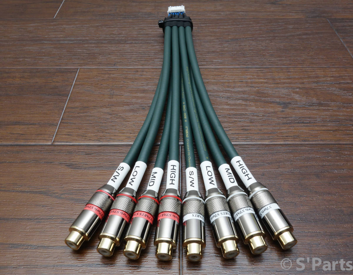 1セット限定 Pioneer DEH-P01用 OYAIDE QAC-222 高級 RCA出力