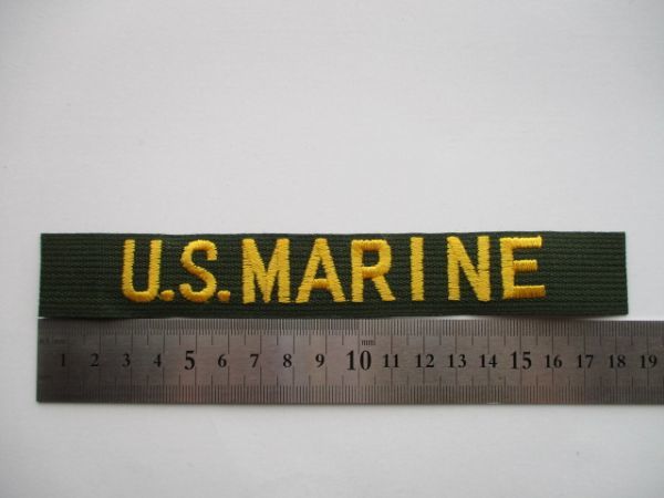 【送料無料】アメリカ海兵隊U.S.MARINESパッチ ワッペン/CネームダブMARINE CORPS米海兵隊USMC米軍NAME TABアーミーテープUSマリーン M10_画像7