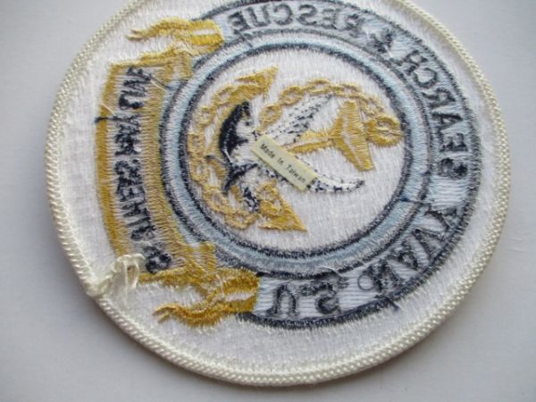 【送料無料】アメリカ海軍U.S.NAVY SEARCH & RESCUEパッチ刺繍ワッペン/90spatchesネイビーNAVY米海軍HELICOPTER USN米軍MILITARY M11_画像6