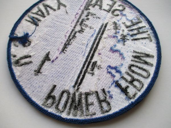 【送料無料】アメリカ海軍POWER FROM THE SEA U.S.NAVYチ刺繍ワッペン/Vietnam Warベトナム戦争patchesネイビーNAVY米海軍USN米軍US M10_画像6