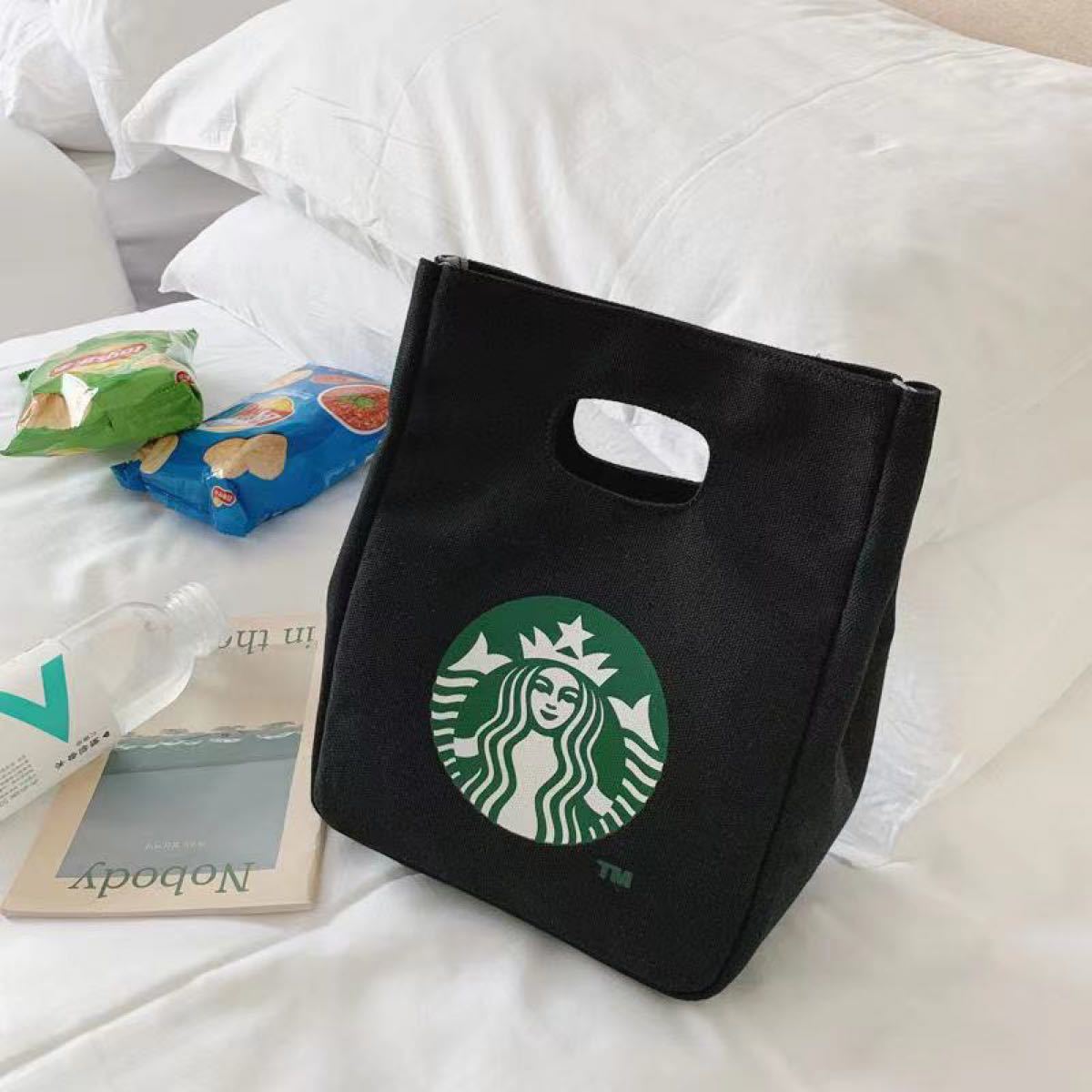 スタバ海外限定 日本未販売 お弁当トートバック ランチバッグ スタバ海外限定 日本未販売 お弁当トートバック ランチバッグ