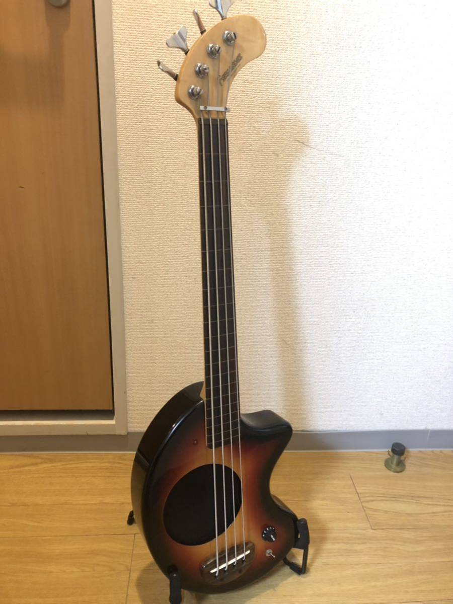 1円スタート ジャンク Fernandes PIE-ZO FL フレットレス ZO-3 ぞうさん エレキベース ぴえぞう フェルナンデス