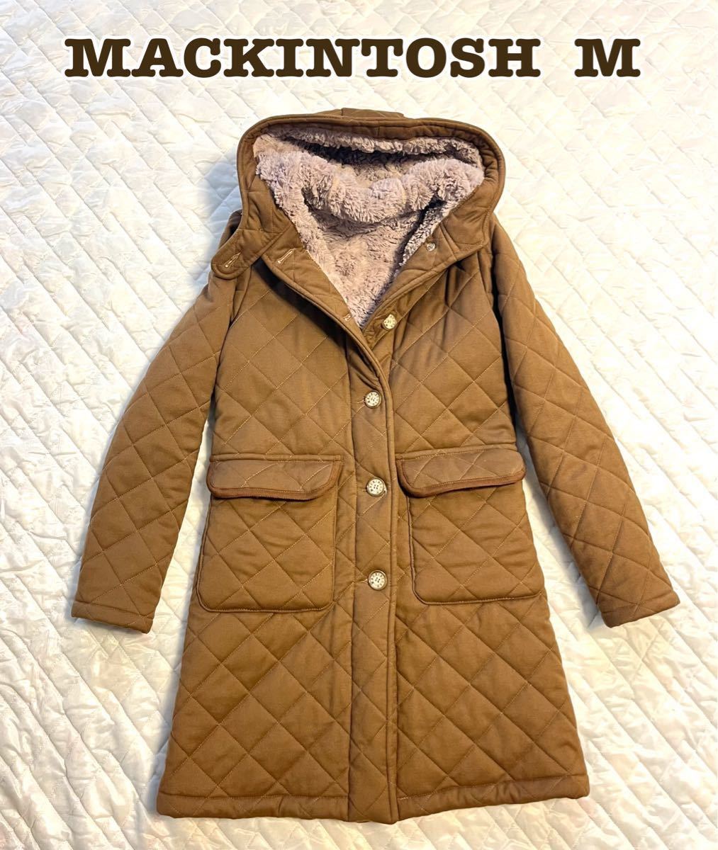 極美品> MACKINTOSH マッキントッシュ ロングコート ボア