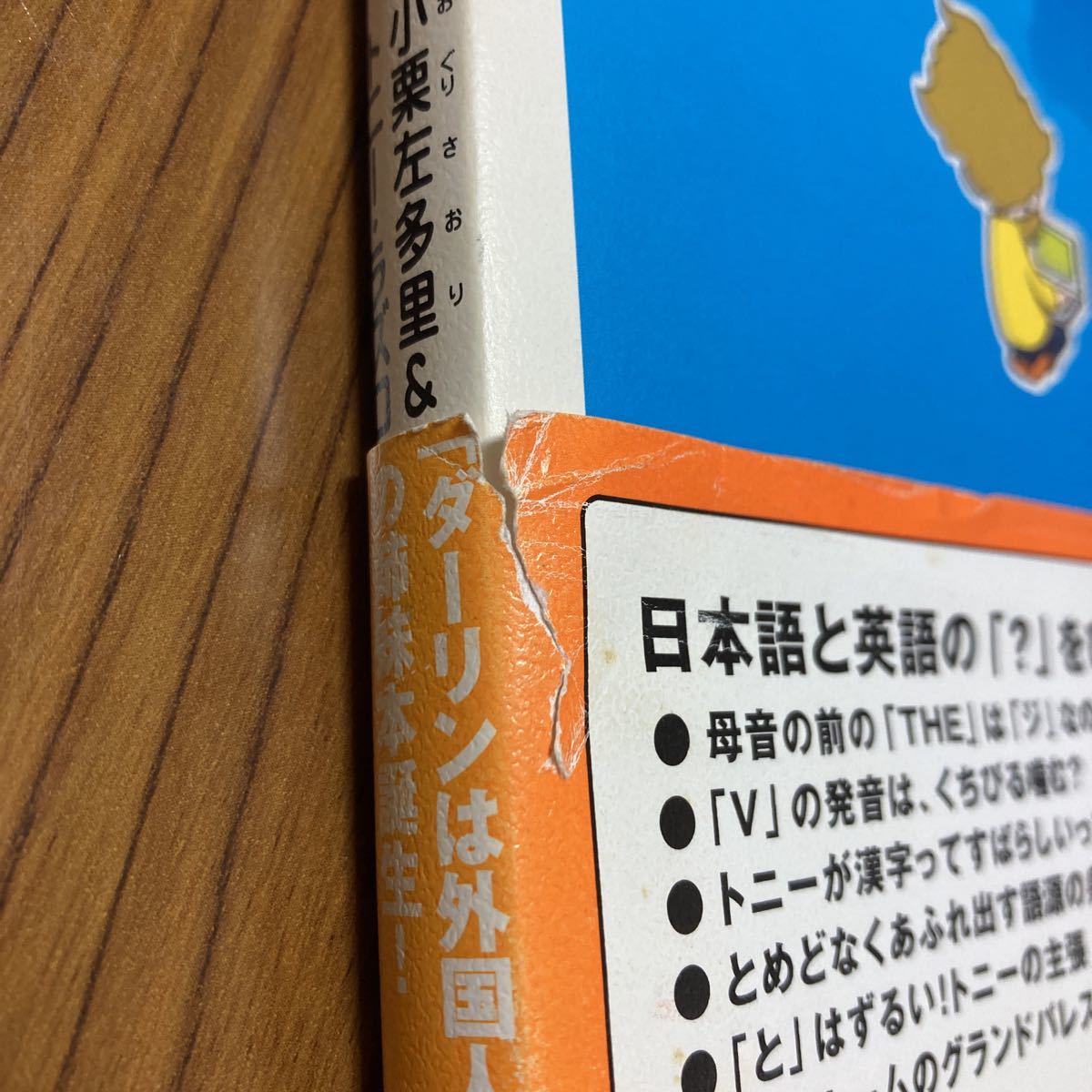 ダーリンの頭ン中　英語と語学 小栗左多里／著　トニー・ラズロ／著　帯付き_画像3