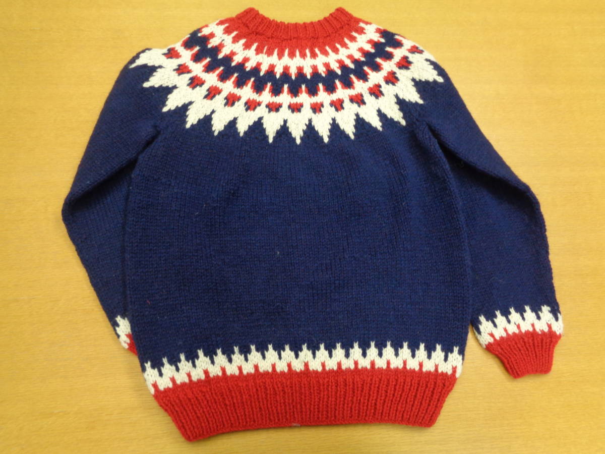  полцены и меньше! обычная цена ¥54,000 CANADIAN SWEATER Canadian свитер вырез лодочкой ZIP кушетка n свитер шерсть темно-синий Size40