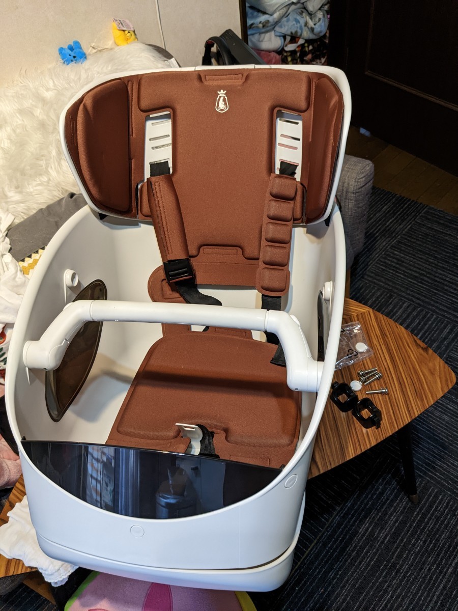 bikke ポーラー用 フロントチャイルドシート レインカバー付き 説明書