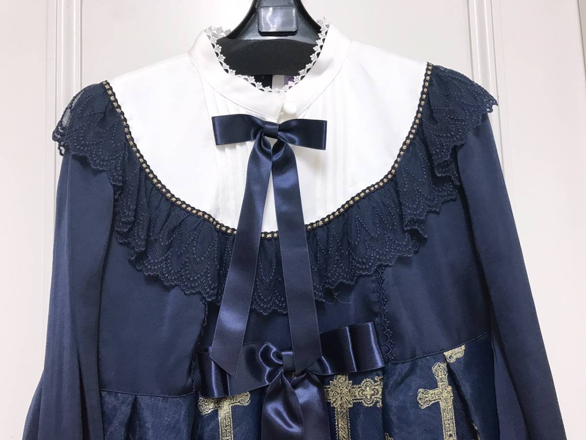 ☆Angelic Pretty Holy Rosary ワンピース☆コン 店舗限定 クロス